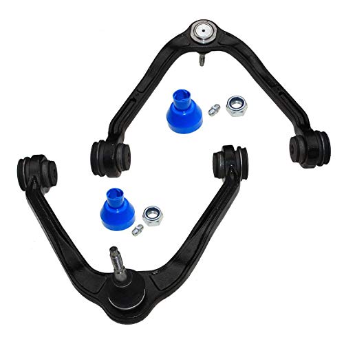 DLZ 2 Pcs Front Suspension Kit-2 Upper Control Arm Ball Joint Assembly Compatible with Savana 1500 2003-2014 / Savana 2500 2003-2005