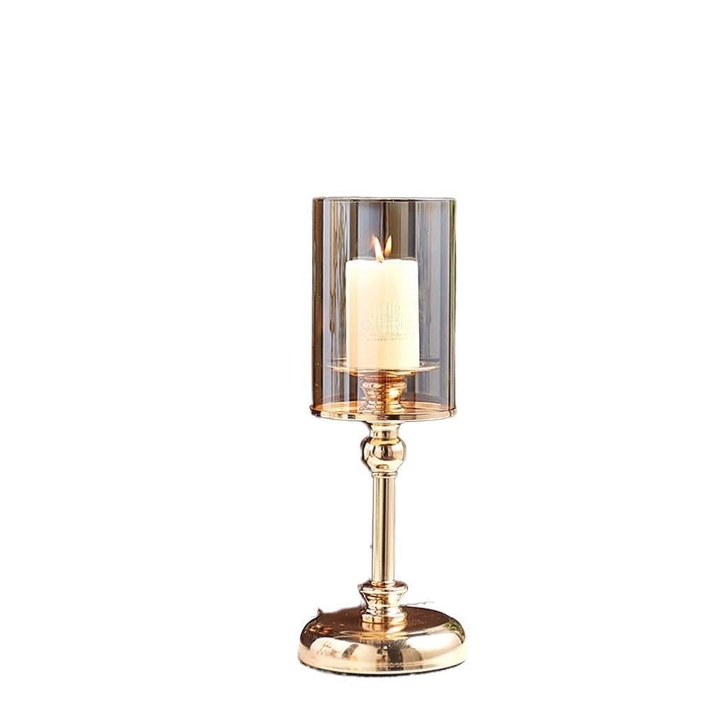 HTTGDGDH Candle Holders Pillar Candle Centerpieces Table Mantel Fireplace Decor Wedding Centerpieces Home Decor,D-M