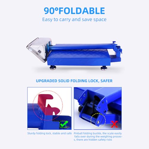 Báscula Industrial Digital Plegable Plataforma 300kg miniatura 4