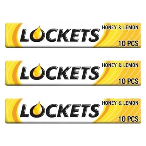 Lockets Honey & Lemon Lozenges Pack of 3 Cover