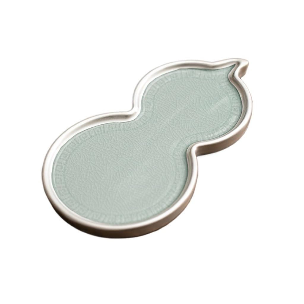 Plateau à thé en céramique durable et polyvalent pour collation de cuisine et bureau