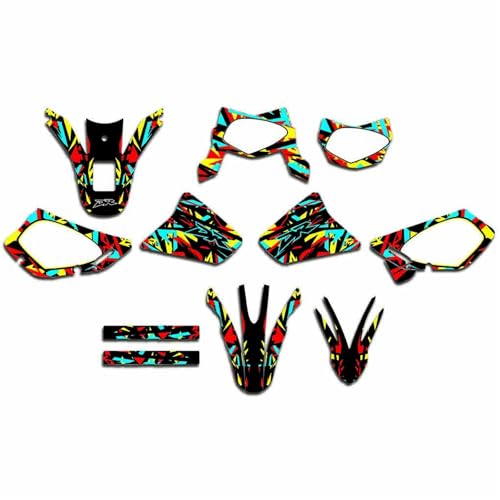 Kit d'autocollants graphiques Suzuki DR 650, stickers personnalisés pour moto 1996-2024