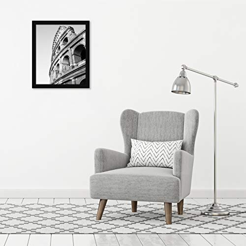 Americanflat 20x24 Picture Frame with Polished Plexiglass - Black Picture Frame - Wide Photo Frames Made of Engineered Wood for Vertical or Horizontal Wall Display - Epic Collection - Black