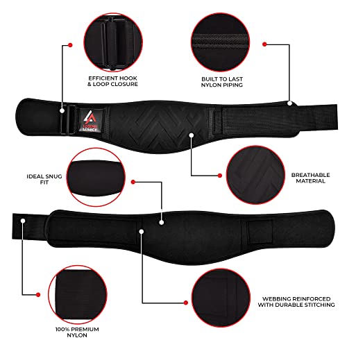 Legend Legacy Lifting Belts For Men & Women - 6 Inch Adjustable Gym Belt With Back & Lumber Support, Training, Workout & Strength, Powerlifting, Deadlift, Neoprene Padded Waist For Squats (Medium) #TOP2