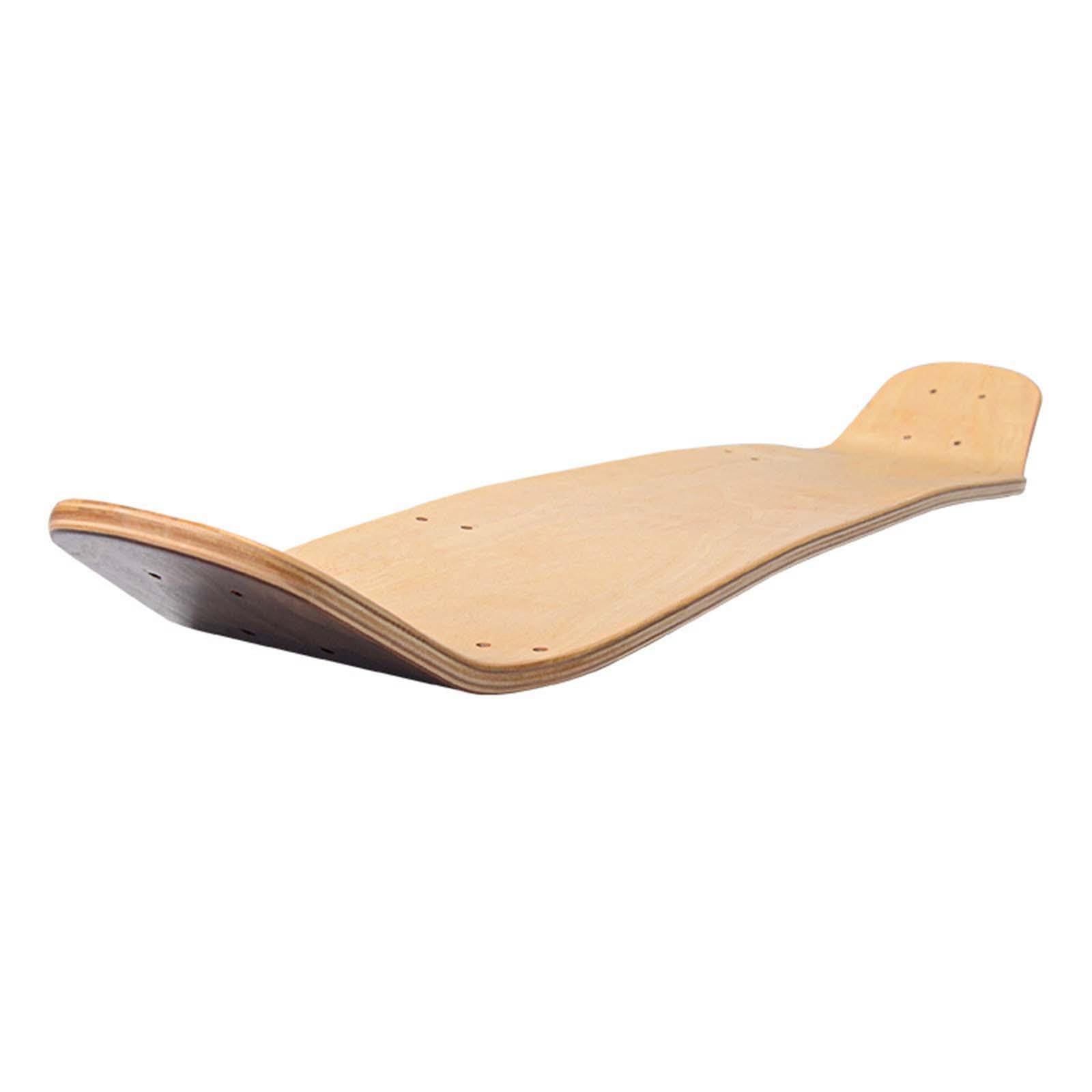 Amagogo Skateboard Deck Mountainboard Deck Doppel Stabile Konstruktion Umweltfreundliche Longboard Deck Skateboard Licht Decks
