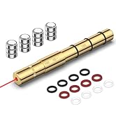 MidTen Laser Bore Sight for .22LR/.177 Cal/ 9MM/ .223Rem/ .17HMR/.38SPL/.380 Cal, End Barrel Bore...