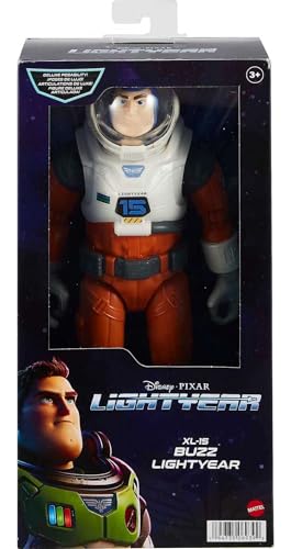 Image of Buzz Lightyear HHK32 - Large 31 cm XL-15 Buzz Lightyear Action Figure, 14 Movable Joints, Authentic Film Collector Toy, Toy Gift from 4 Years