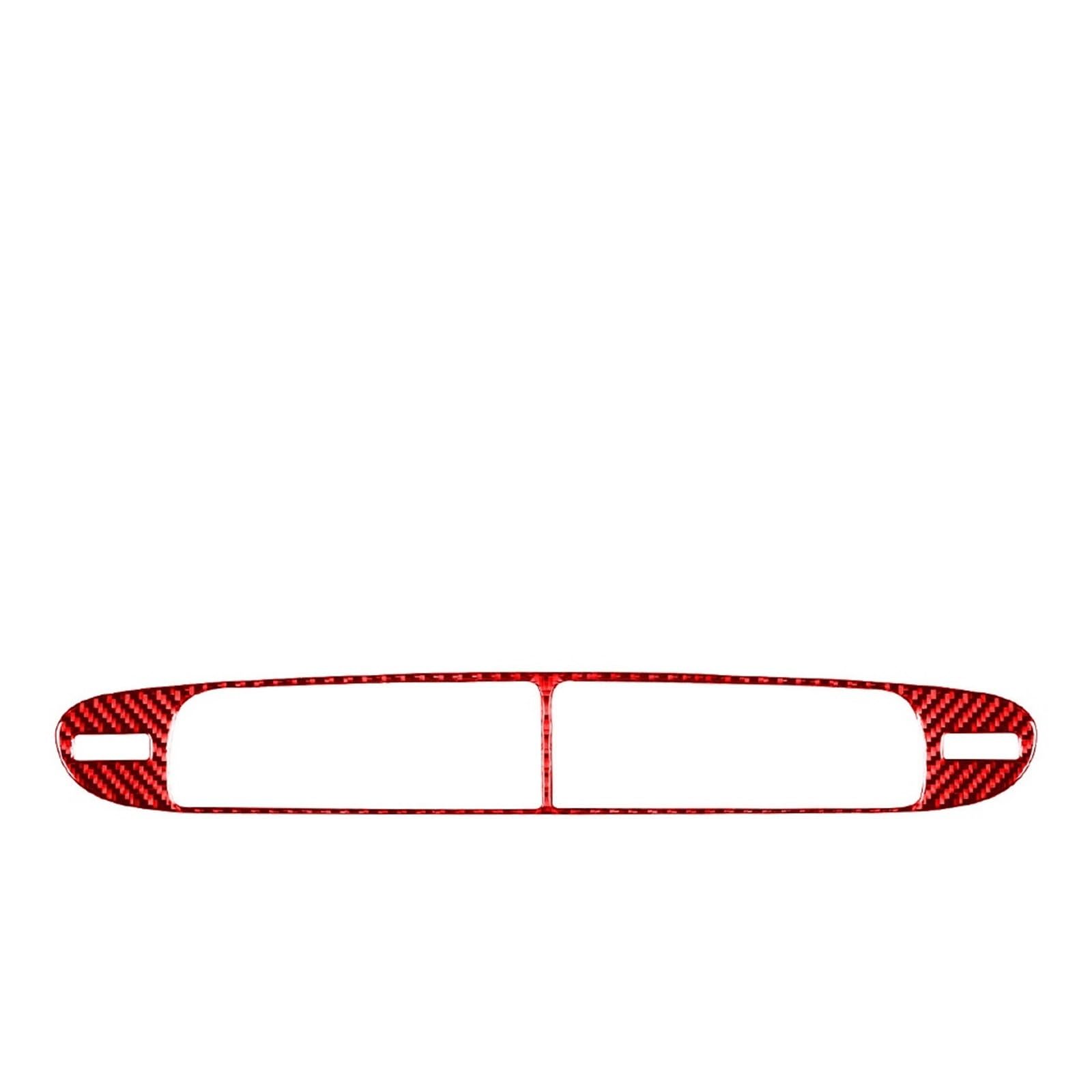 Interior Trim for Chevrolet for Camaro 2010-2014 2015 1PIECE Car Central Console Air Vent Outlet Panel Cover Decoration Sticker Trim Cover Trim Sticker(Red)