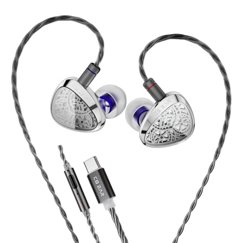 KBEAR TB-X �C�����j typec �C���z�� �L�� �^�C�vc ���j�^�[�C���z�� 10mm �f���A���`�����o�[DD �C���͐σJ�[�{���t�@�C�o�[�U���� iem earphones �L���C���z�� ���� usbc �D�� �Q�[�~���O(type-c���邢�V���o