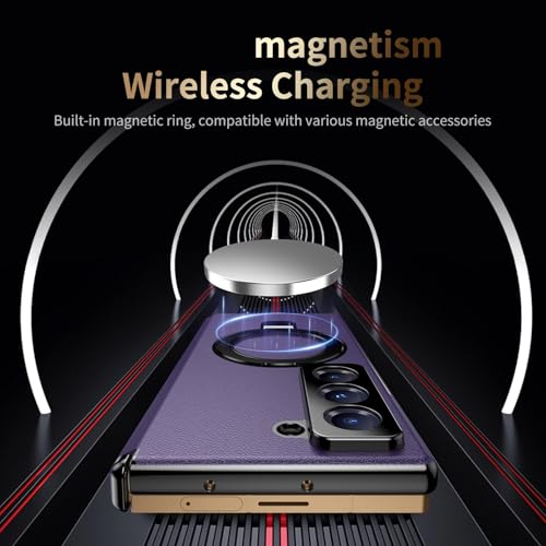Coque Samsung Galaxy W25 protection charnière étui fin antichoc violet - 6