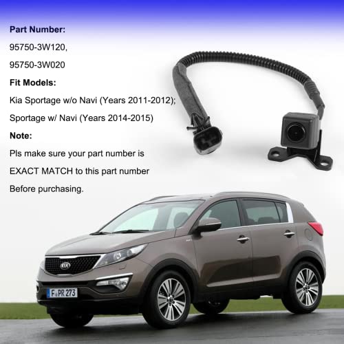 Image of 95760-2P000 Rear View Backup Camera Park Assist Camera Compatible with Kia Sorento2011-2013