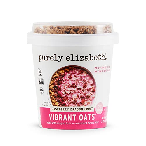 Purely Elizabeth Raspberry Pitaya Vibrant Oats, 2 Oz #TOP18