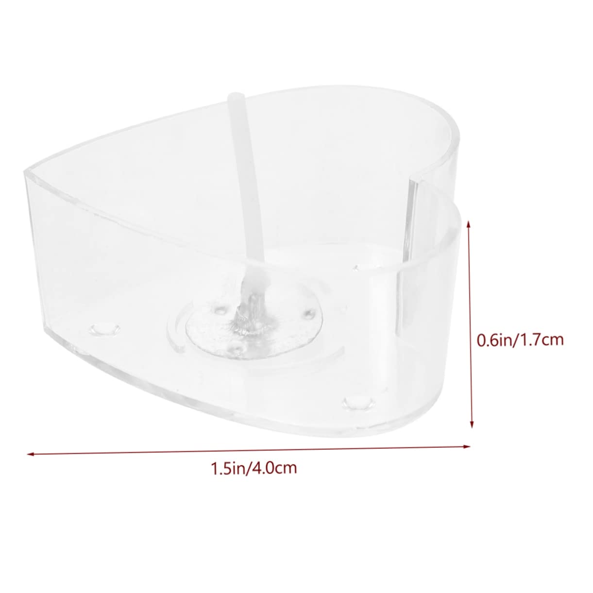 LIFKOME 1Set Heart Shape Candle Making Kit Heat Resistant Tealight Cups with Wick for Crafts Home Decor Special Events Reusable Lightweight Candle