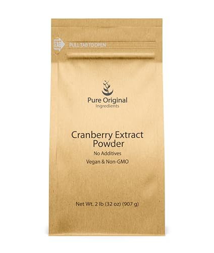 PURE ORIGINAL INGREDIENTS Cranberry Extract, Gluten-Free, Herbal Supplement (2 Pound)
