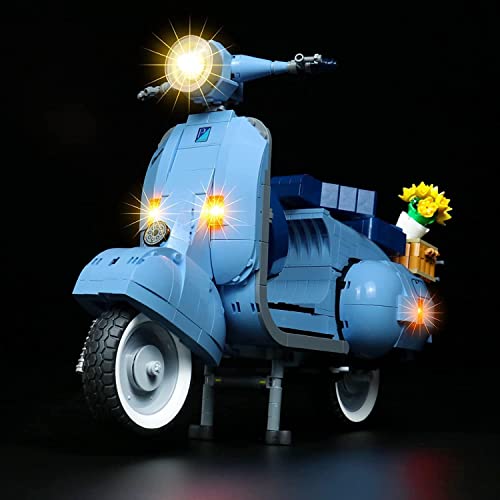 Lego 10298 Vespa 125 LED Light Set - Compatible with Vespa Model Kit Decorative Toy Light for Adults