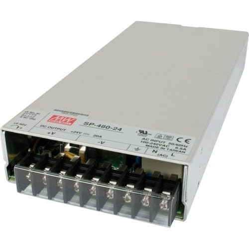 Image of Meanwell | SP-480-24 | Power Supply | Input - 100-240V AC | Output - 24V DC ; 20Amp
