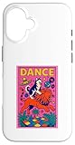 Fácil instalación Husky Montando un León Danza Brillante Arte Pop Husky Siberiano Carcasa para iPhone 16