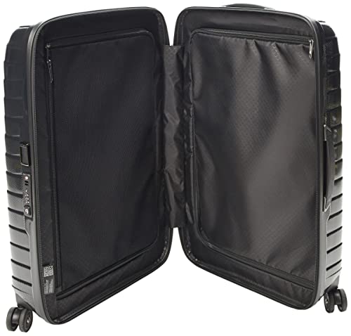 Image of Samsonite Proxis 69 cm Medium Check-in Polypropylene (PP) 8 Wheels Spinner Hard Luggage /Suitcase /Trolley Bag for Travel (Black)