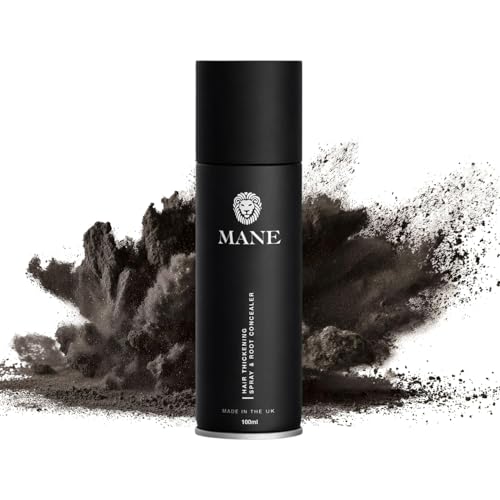 Spray épaississant pour cheveux MANE noir 100 ml pour densifier la chevelure