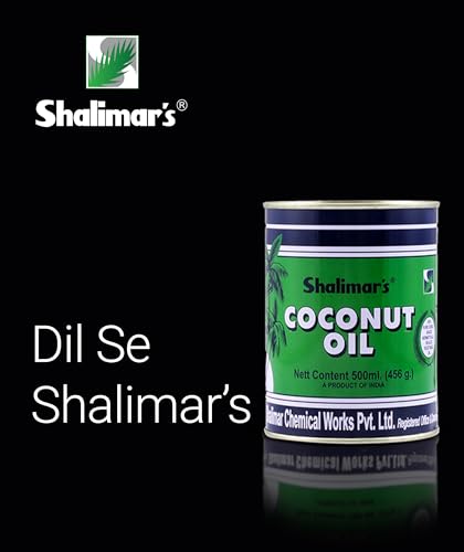 Image of SHALIMARS Pure Coconut Oil Tin 500Ml (Pack Of 2)