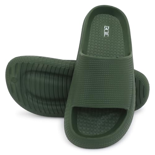 Image of Hygear Men's Hunk EVA Slides | Ultra Soft Cushion | Lightweight | Waterproof | Stylish |Anti-Skid | Comfortable Everyday Slides for Men