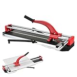 Manueller Fliesenschneider für Keramikfliesen – Präzisions-Doppelschienen-Schneidewerkzeug mit Alu-Messerrad, geeignet für 300–800 mm Bodenfliesen