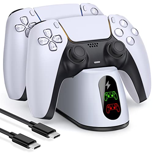PS5 Controller Charging Station Replace for Playstaion 5 Controller Charger, 5V/3A Type-C Fast PS5 Remote Charger for DualSense Charging Station, PS5 Charger Dock for Playstation5 DualSense Charging
