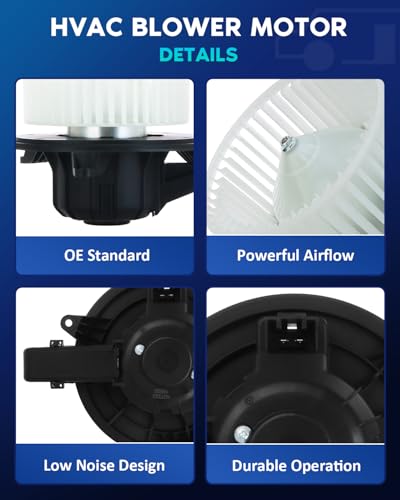 Image of BDELI Front HVAC Blower Motor Fit for 2009-2014 Ford F150 Expedition | 2009-2014 Lincoln Navigator, 3.5 /3.7 /4.2 /4.6 /5 /5.4 /6.2: 700237, PM9364, AL1Z19805A, CL1Z19805A, 75873, FO3126130, HMA84768