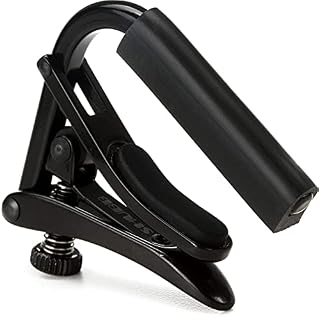 C5 K – Shubb Capodastre Noir Noir Chrome Banjo Capo - Les Beatles, Paul McCartney, John Lennon, RIngo Starr, George Harrison C5 K – Shubb Capodastre Noir Noir Chrome Banjo Capo – Image 2