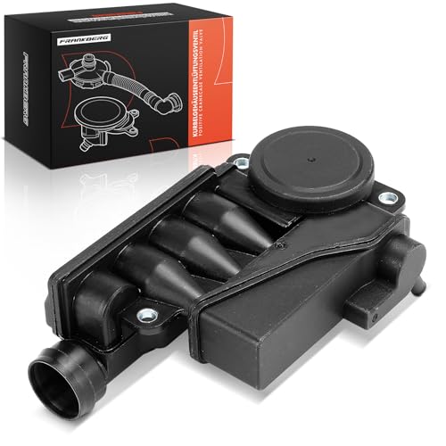 Image of Frankberg Crankcase Breather Vent Hose Valve Intercooler Turbo Hose with Sealing Ring Cylinder Head Compatible with A4 8EC A4 Avant 8ED A5 8T3 A6 4F2 A8 4E2 4E8 R8 422 423 Replace# 079103464F