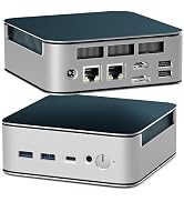 Getorli Mini PC, Dual LAN AMD R5 7430U(Max 4.3GHz), Mini Computers 32GB DDR4 RAM 1TB SSD, Mini De...
