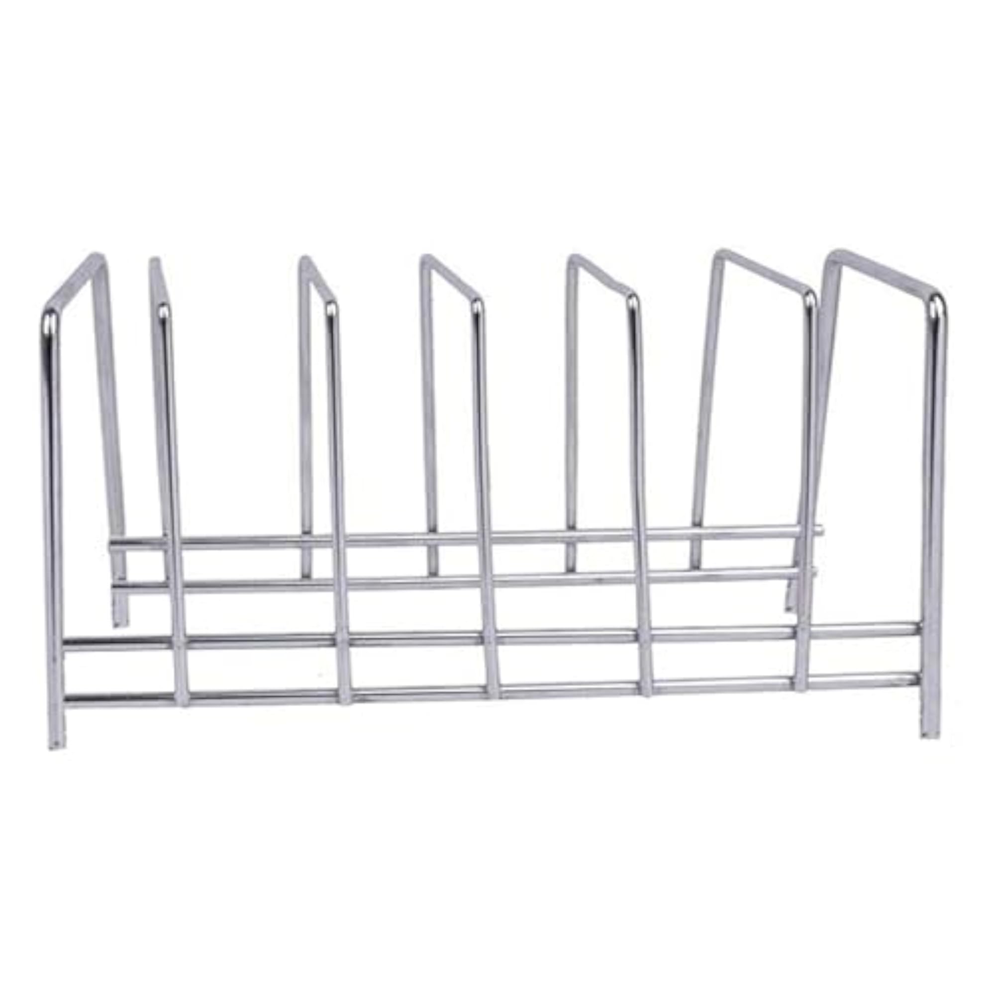 Stainless Steel Plate Stand & Wall Mounted Ladle Hook Rail for Kitchen