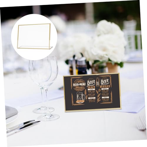 Soportes de números de mesa de acrílico para banquetes de bodas y cenas de gala elegantes 2