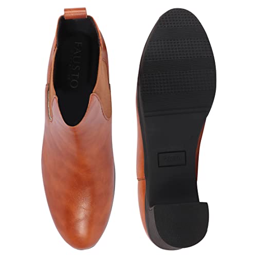 Image of FAUSTO Women Flared Heel Boots