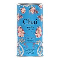 Nordic Roast | Chai Latte Tee | Vanilla Dream | 320g | Instant-Chai Tee Latte-Mischung in Pulverform, schwarzer Tee mit Milch, zu genießen zu Hause oder im Café, reicht für 13-15 Tassen