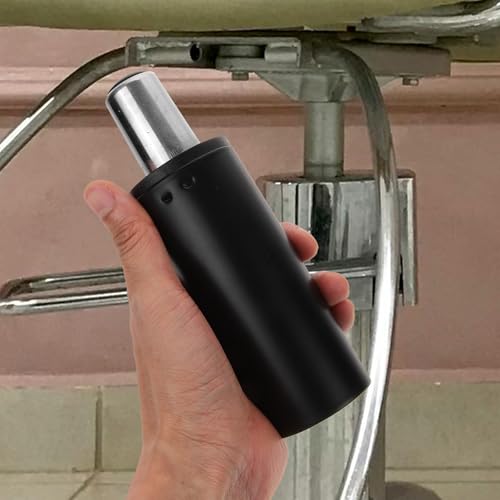 Repuesto de cilindro de gas negro para silla de oficina en material de acero inoxidable 5