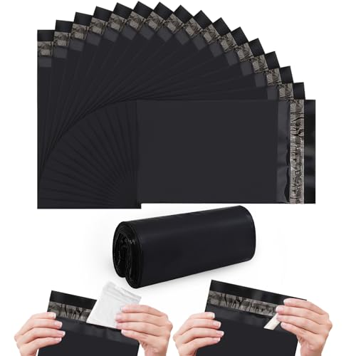 Image of Sanitary Napkin Disposal Bags FARVIGOR, 100Pcs Women Feminine Hygiene Disposal Bags for Tampons and Pads, Personal Disposal Bag Self-Sealing, Privacy Protection, 9.8x5.9 inch(Black)