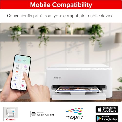 Image of Canon PIXMA TS4320 MFP Inkjet Printer for Home Office, Schoolwork, Documents, Labels, Photos, Crafts and Wireless Printing from Devices (7181C002) + Printer Cable + Cleaning Kit (6pc Bundle)