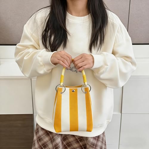 Bolso Tote Pequeño para Mujer con Cierre Magnético y Asa Extraíble miniatura 3