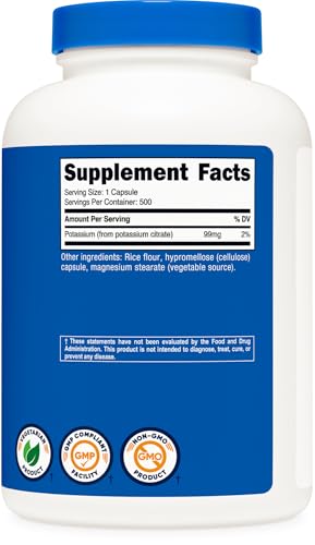 Nutricost Potassium Citrate Capsules