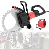 Electric Concrete Saw, 8800W Concrete Cutter Ring Saw,with Dust-Free Water Pump, Industrial Concrete/Granite Cutting Equipment