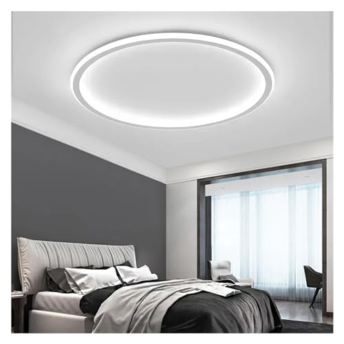 Plafonnier LED minimaliste nordique télécommandé salon luminaire contemporain
