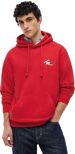 Tommy Jeans TJM Reg Entry Sign Hoodie fini les sweats amples qui se déforment