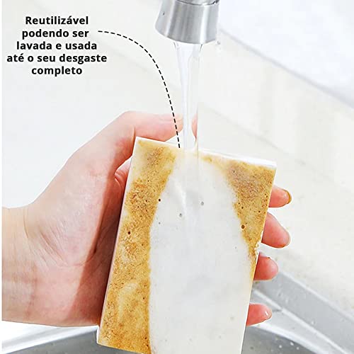 Esponja Mágica 3 Un Melamina Max Clean Tira Riscos E Manchas