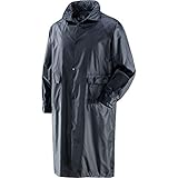 La zappa Niagara Mantel aus Polyester, innen mit PVC verschmiert, wasserdicht, atmungsaktiv, lange Jacke, blau, L
