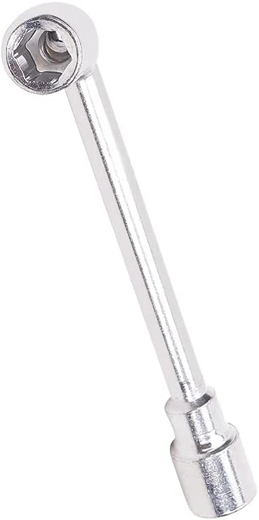 Auniwaig 13mm Metric L Shaped Angled Open Hex High Carbon Steel 6 Point Socket Wrench