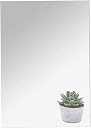 16"x12" Acrylic Mirror Sheet, Flexible Non Glass Body Mirror Tiles Large Self Adhesive Mirror Stickers for Bathroom Bedroom Home Wall Decor (1pc)