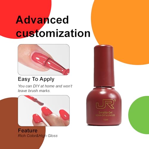 Set de 35 esmaltes en gel 10 ml multicolor miniatura 6
