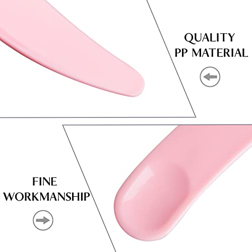 Tuzazo 200Pcs Mini Spatula For Cosmetics, Bulk Disposable Mini Plastic Makeup Spatulas With Storage Box, Mask Scoop For Mixing And Sampling (Multi Colored) #TOP3