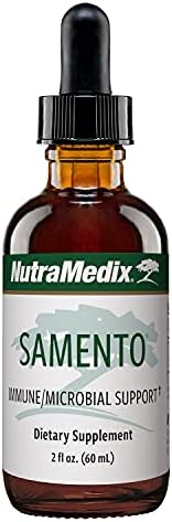NutraMedix Samento Tincture - Peruvian Cat’s Claw Herbal Supplement with POAs - Immune System & Microbial Support Tincture - Antioxidant, Cardiovascular, & Neurological Support - Bioavailable Extract (2oz / 60ml)